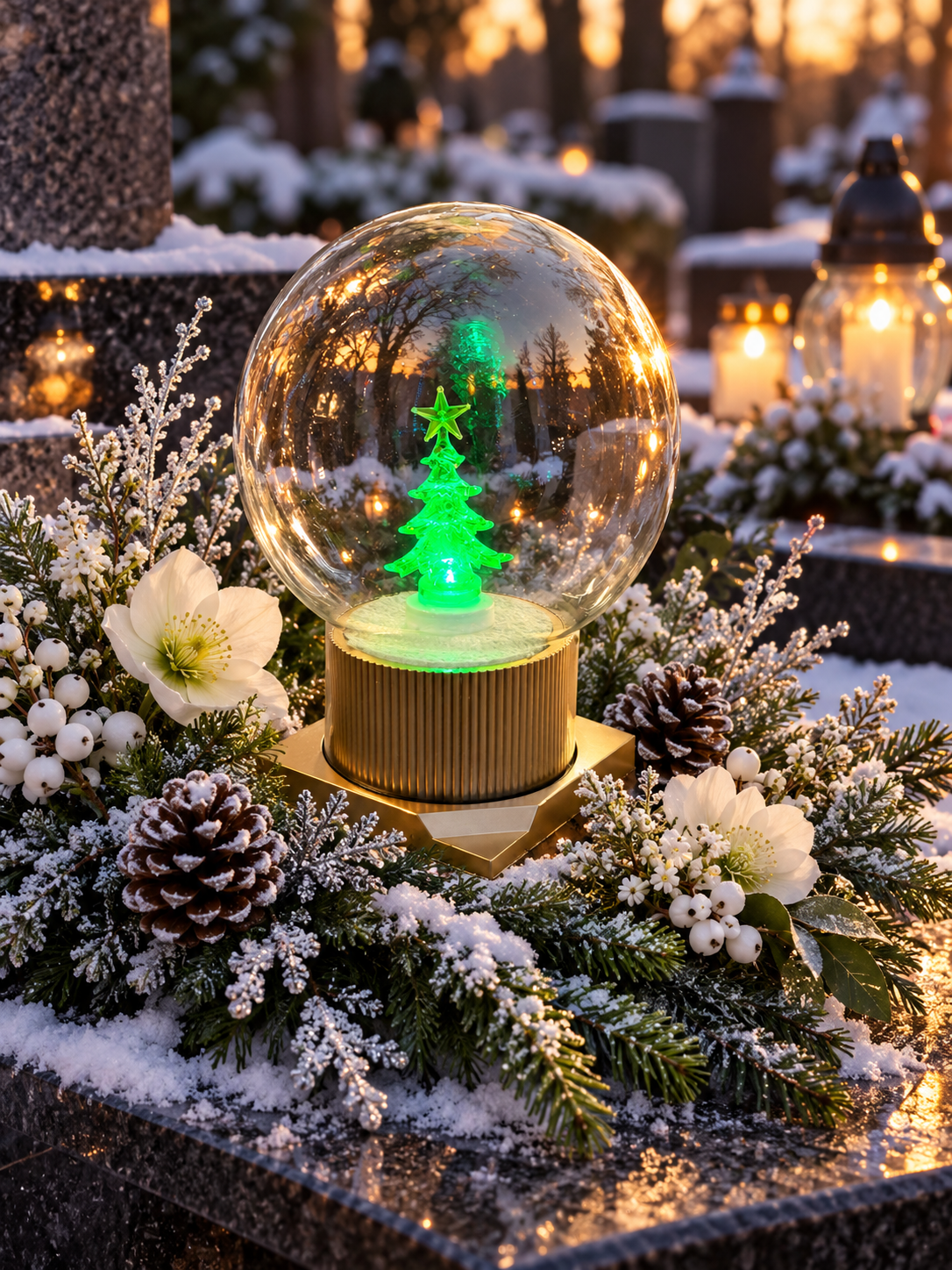 Kula z choinką LED - obrazek 2